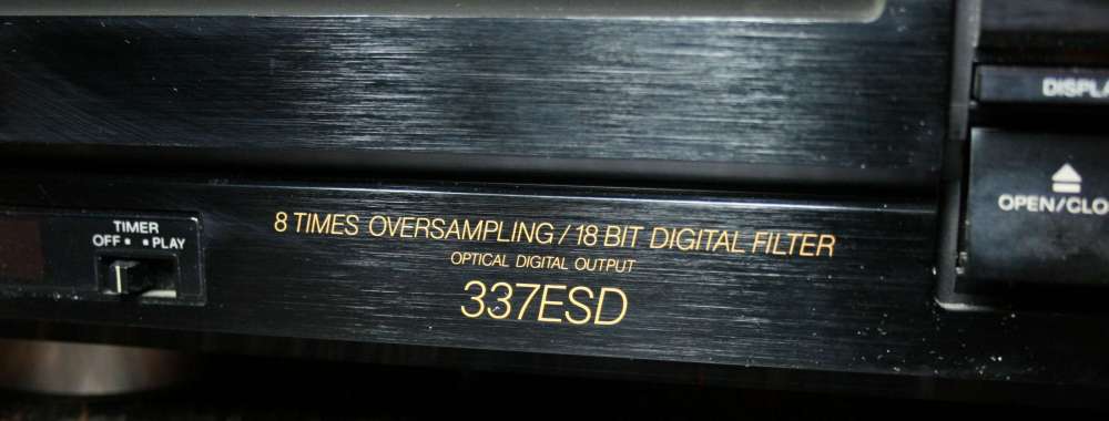 Sony CDP-337ESD Sony CDP-337ESD oversampling